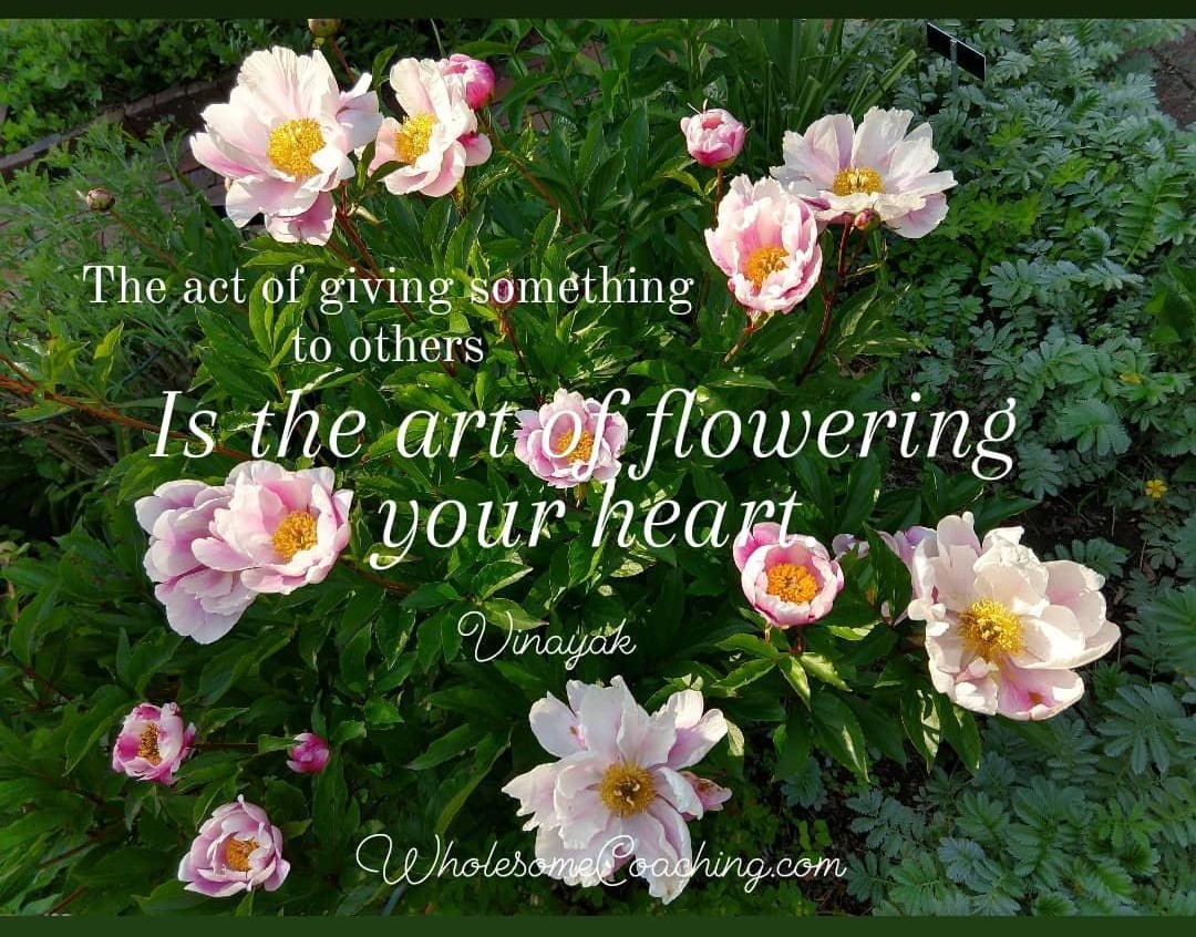 Giving from the heart